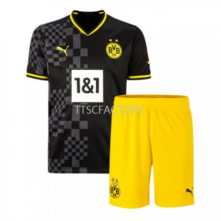 Fußballtrikots Borussia Dortmund Kinder Auswärts Trikotsatz 2022-2023